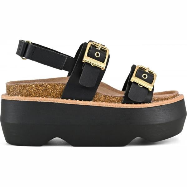 sandali col tacco Colors of California nero