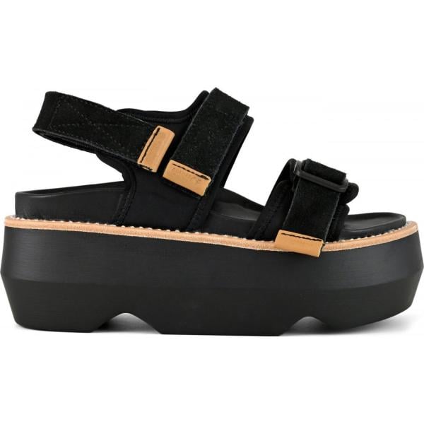 sandali col tacco Colors of California nero