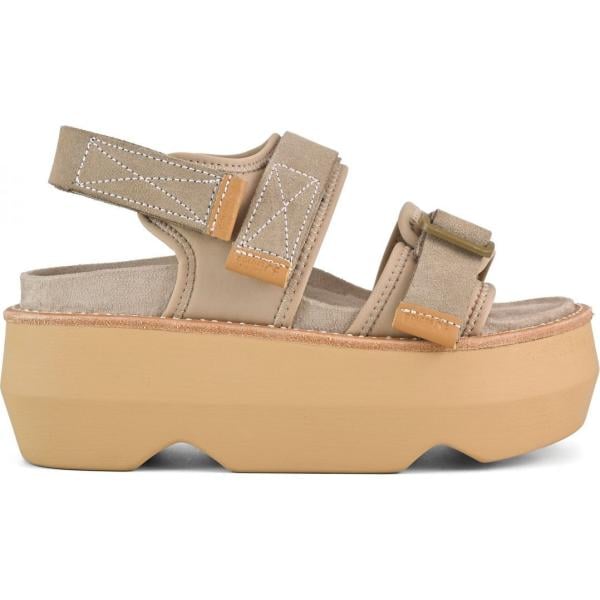 sandali col tacco Colors of California marrone