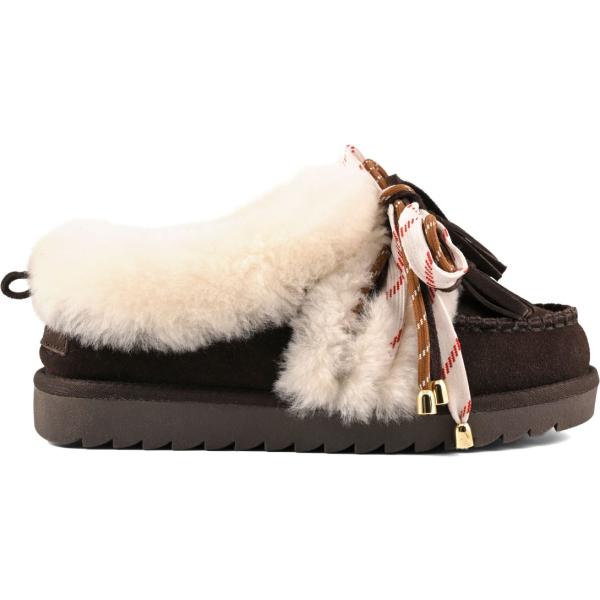 Stivali da donna mini con lacci in montone Colors of California