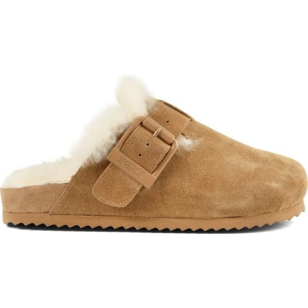 Sabot da donna in beige sabbia in pelle Colors of California