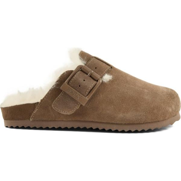 Sabot da donna in grigio scuro in pelle Colors of California