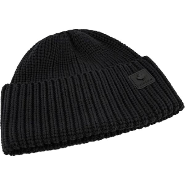 Beanie da donna in nero pece in cotone Canadian