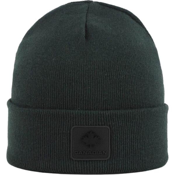 Beanie da uomo in verde scuro Canadian
