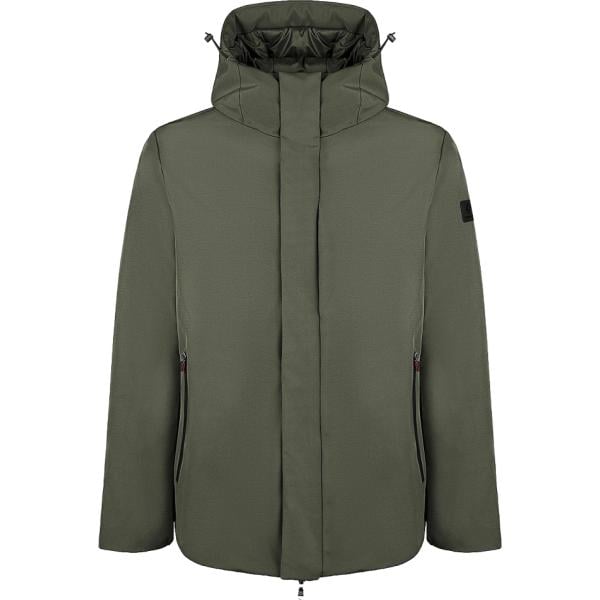 Giacca soprabito da uomo collo con cappuccio con zip in poliestere Canadian