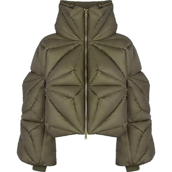 piumini Canadian verde geometrica