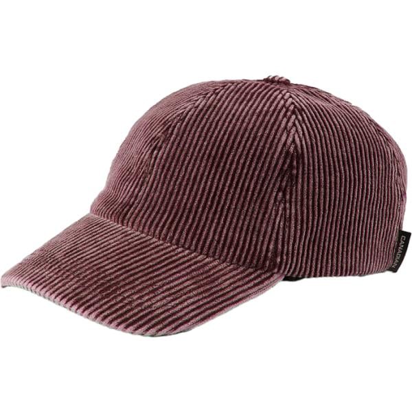 Cappello con visiera da donna in bordeaux in cotone Canadian Canadian