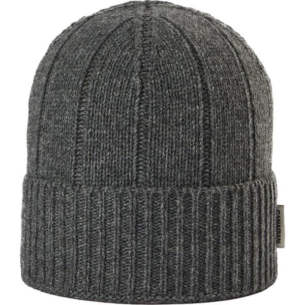 Beanie da uomo in grigio scuro made in italy in lana Canadian