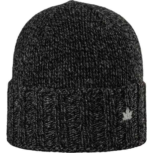 Beanie da uomo in nero pece made in italy in lana Canadian