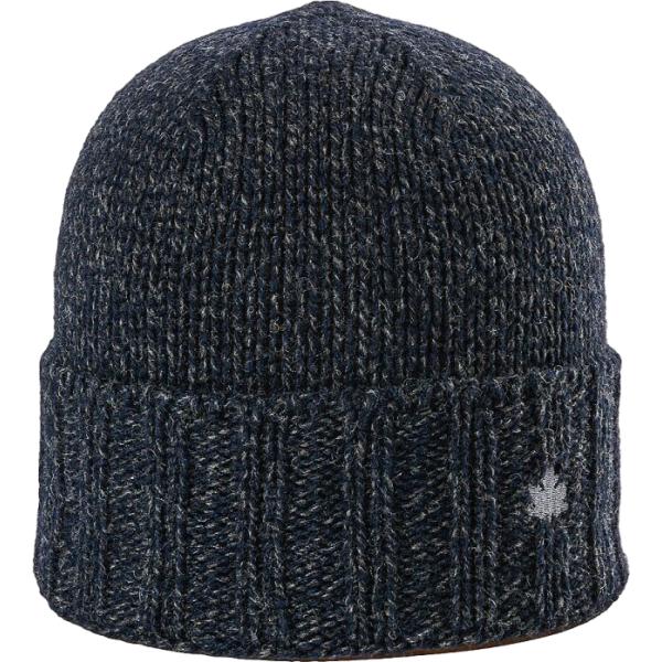 Beanie da uomo in nero pece made in italy in lana Canadian