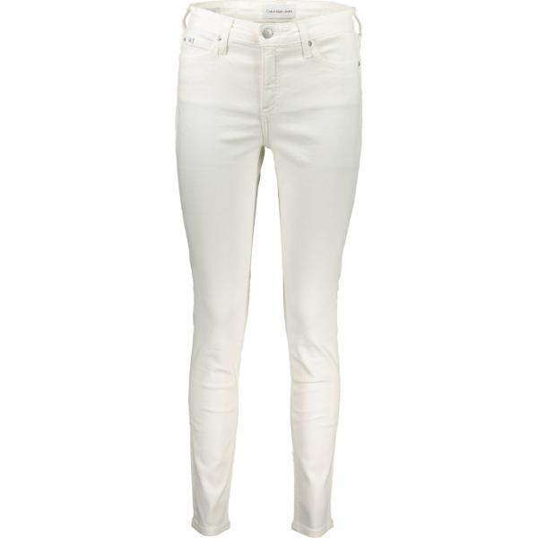 jeans skinny Calvin klein bianco