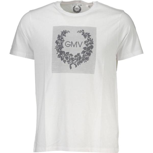 t-shirt Gian marco venturi bianco con stampe