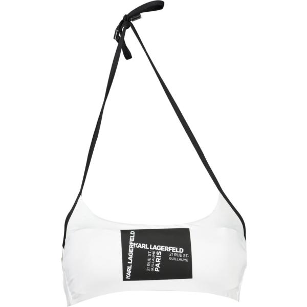 costumi Karl lagerfeld beachwear bianco con stampe