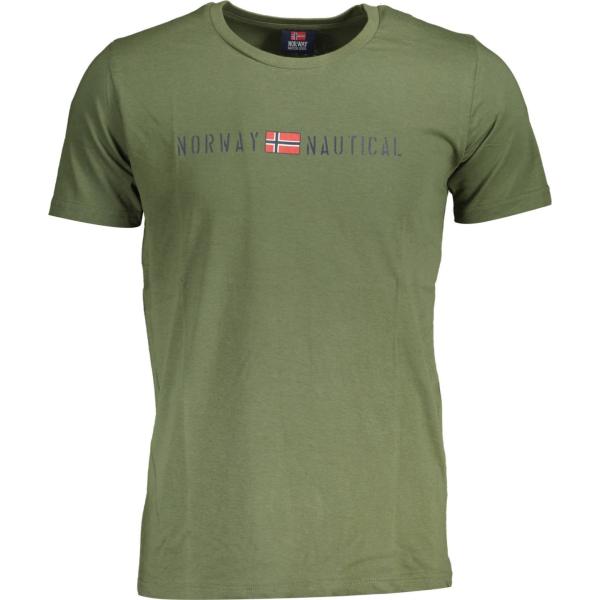 t-shirt Norway 1963 verde con stampe