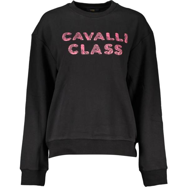 felpe Cavalli class nero con stampe