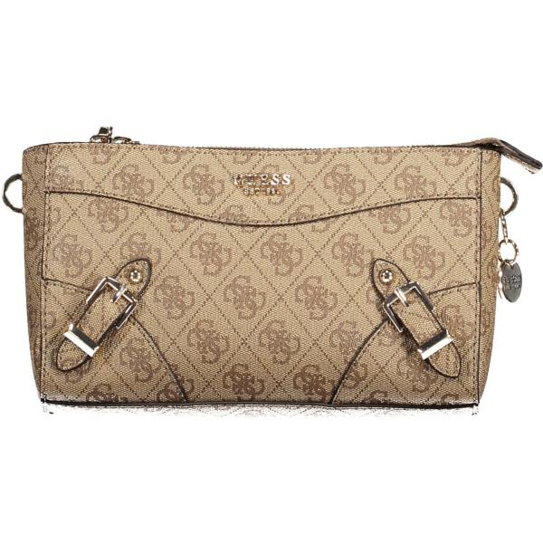 borse a tracolla Guess jeans marrone