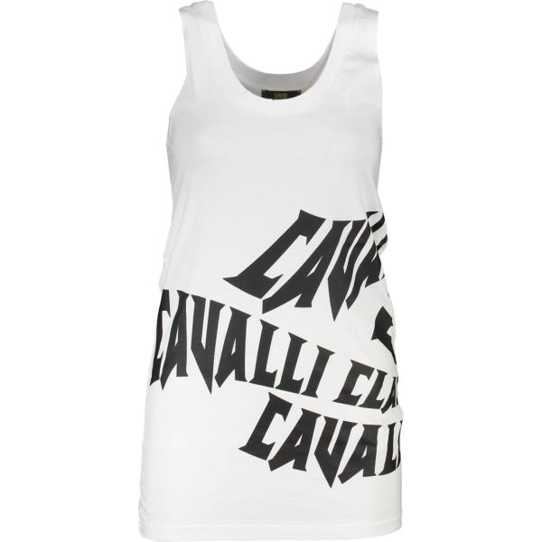 canottiere Cavalli class bianco con stampe