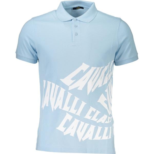 polo Cavalli class blu con stampe
