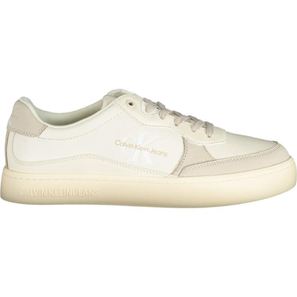 scarpe sportive Calvin klein bianco con stampe