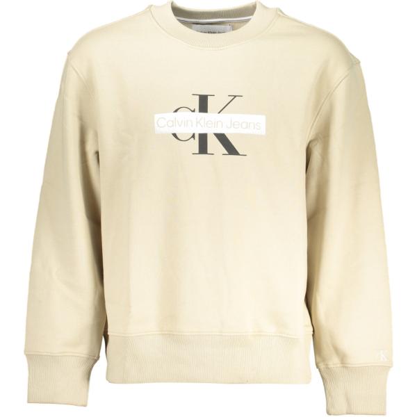 felpe Calvin klein marrone con stampe