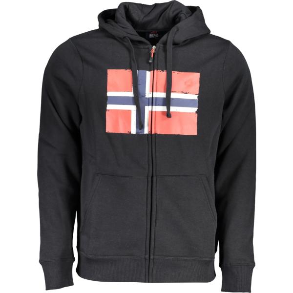 felpe con cappuccio Norway 1963 grigio con stampe
