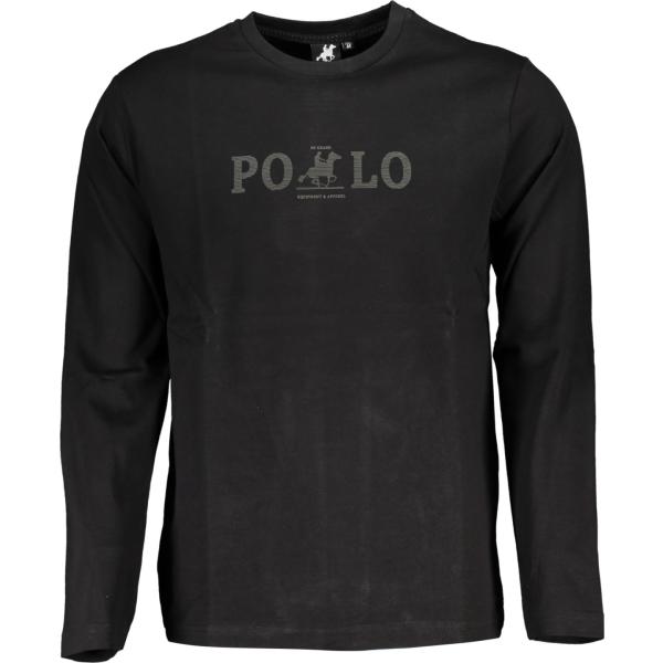 t-shirt U.s. grand polo nero con stampe