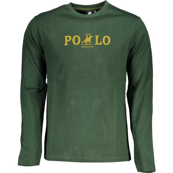 t-shirt U.s. grand polo verde con stampe