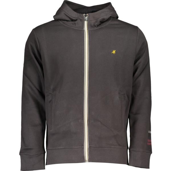 felpe con cappuccio U.s. grand polo grigio con stampe
