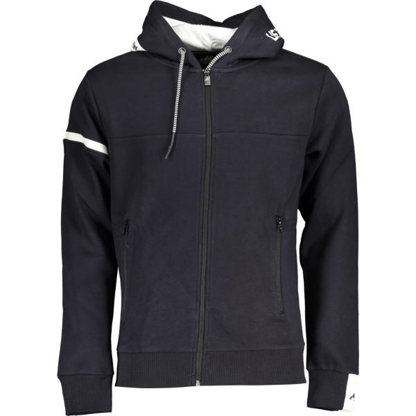 felpe con cappuccio U.s. grand polo blu con stampe