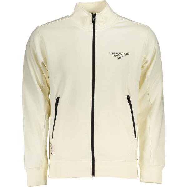 felpe U.s. grand polo bianco con stampe