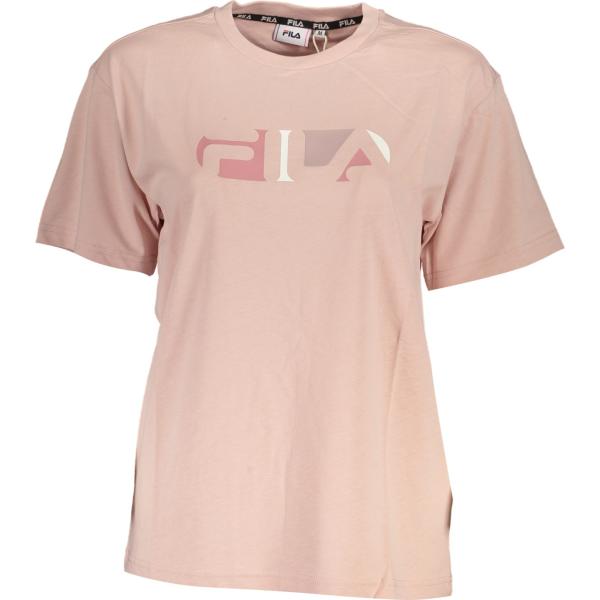 t-shirt Fila rosa con stampe