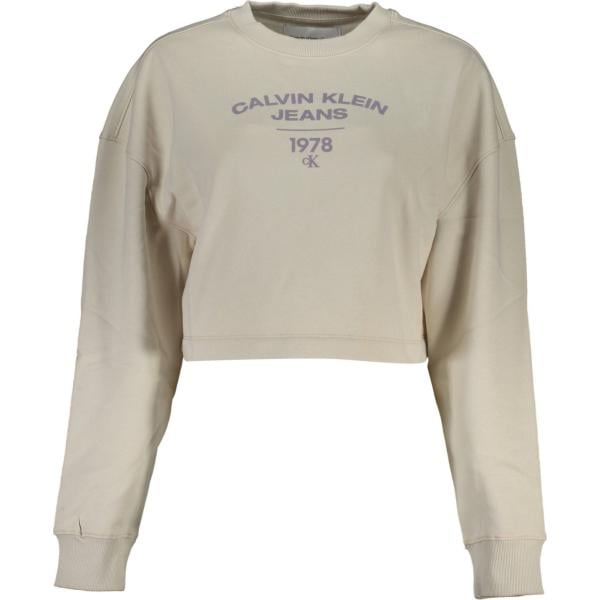 felpe Calvin klein marrone con stampe
