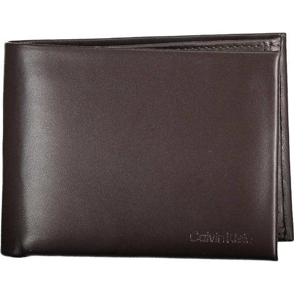 portafogli Calvin klein marrone con stampe