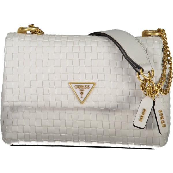borse a spalla Guess jeans bianco
