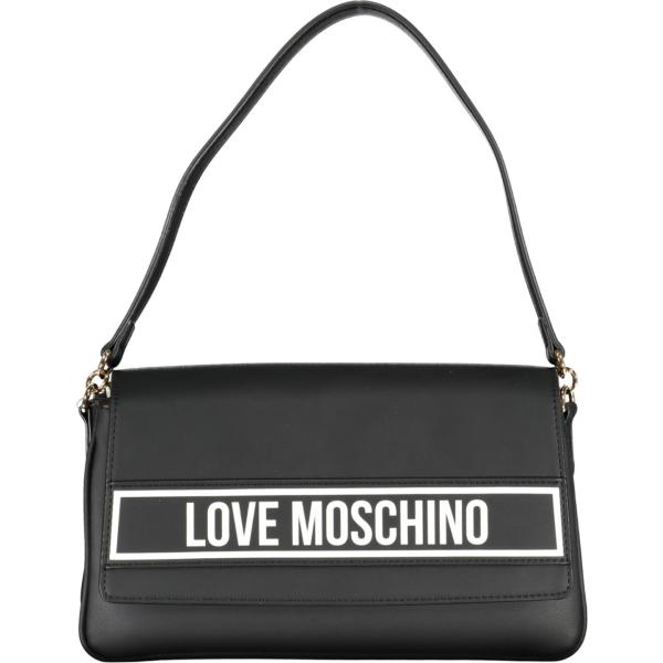 borse a spalla Love moschino grigio con stampe