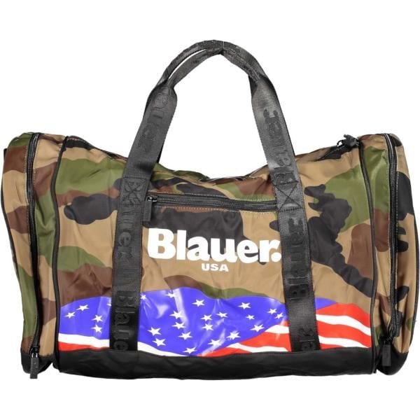 borse sportive Blauer grigio con stampe