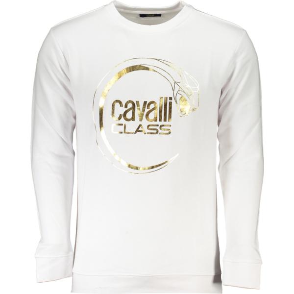felpe Cavalli class bianco con stampe