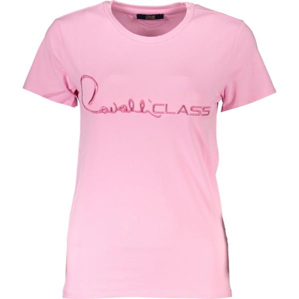 t-shirt Cavalli class rosa