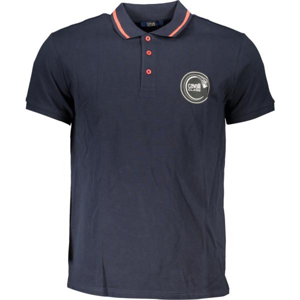 polo Cavalli class blu con stampe