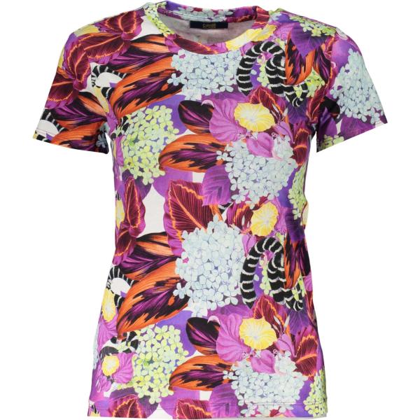 t-shirt Cavalli class multicolore con stampe