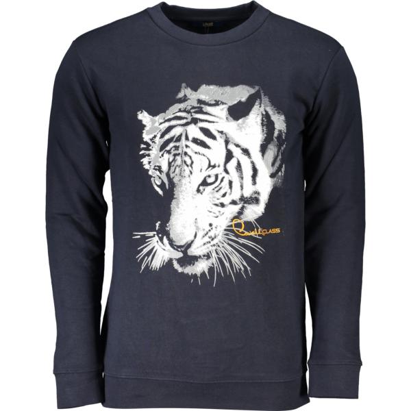 felpe Cavalli class grigio con stampe