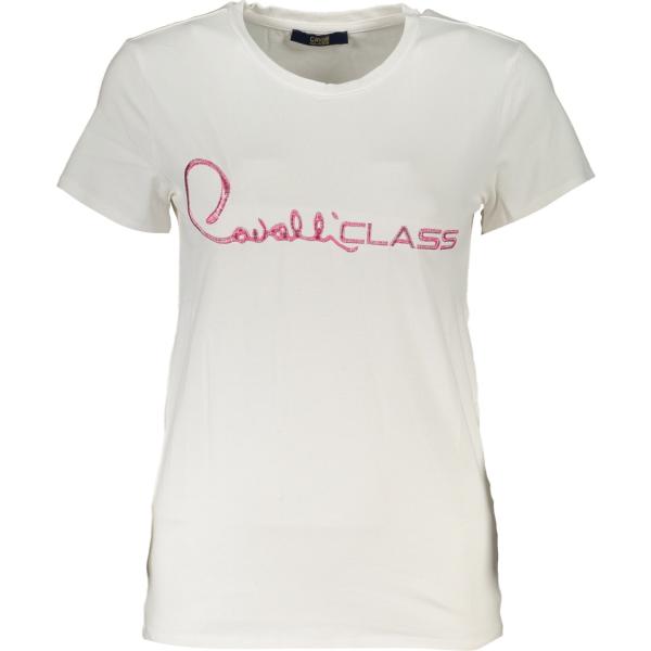 t-shirt Cavalli class bianco