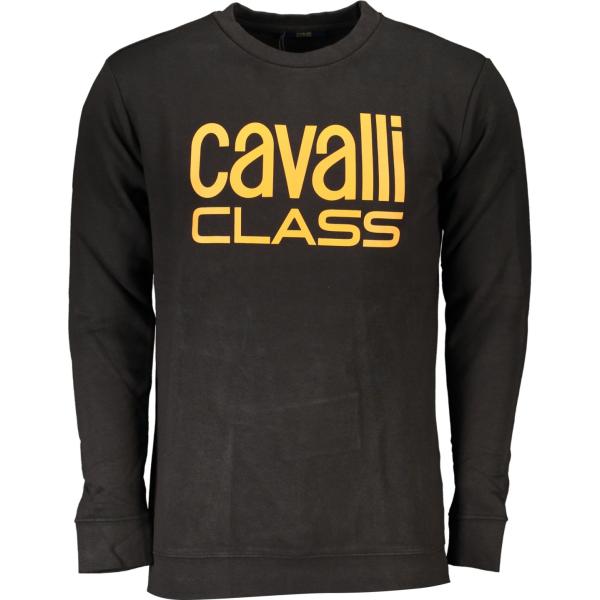 felpe Cavalli class nero con stampe