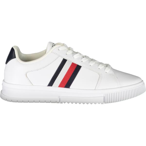 scarpe sportive Tommy hilfiger bianco con stampe