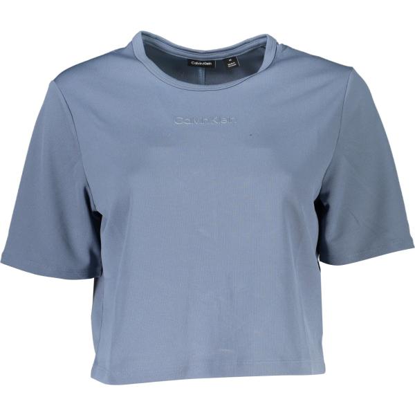 t-shirt sportive Calvin klein blu con stampe