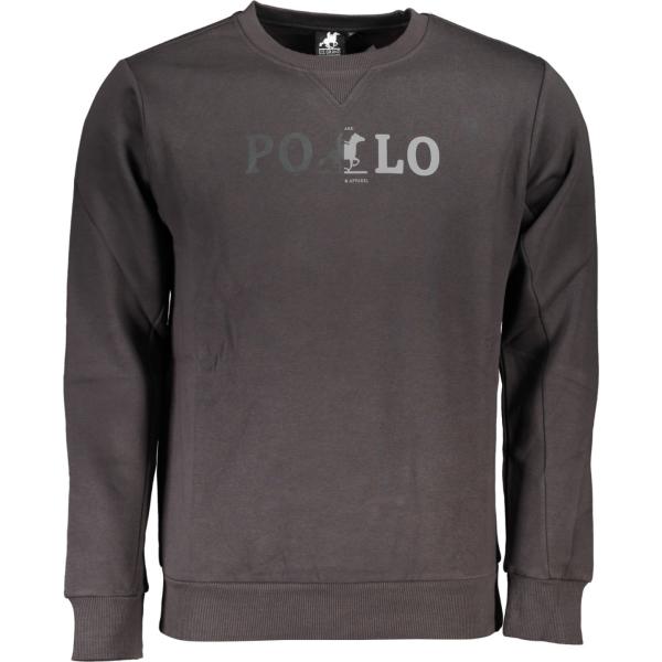 felpe U.s. grand polo grigio con stampe