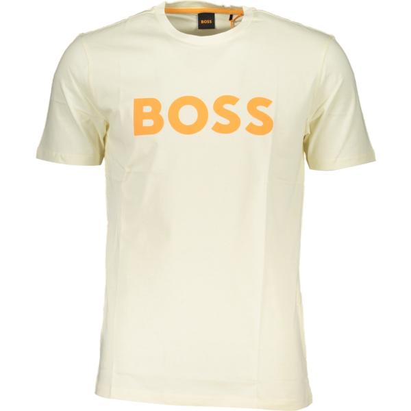 t-shirt Hugo boss bianco con stampe