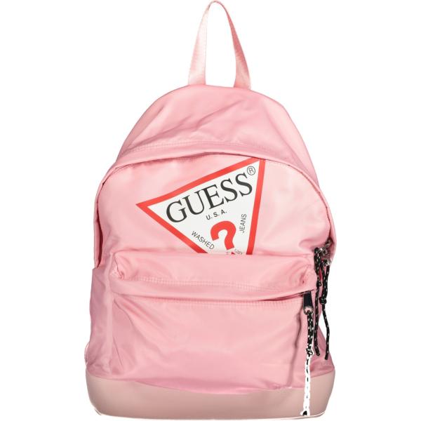 zaini Guess jeans rosa con stampe