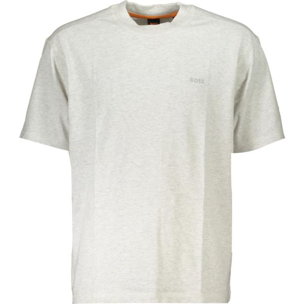 t-shirt Hugo boss grigio con stampe
