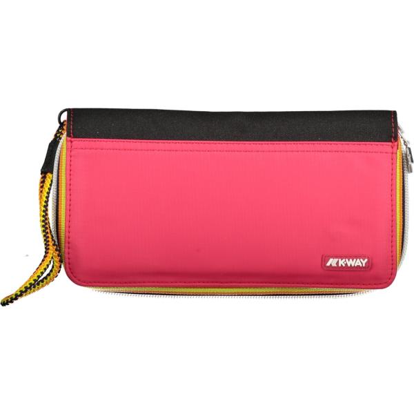 portafogli K-way rosa